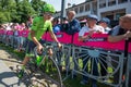 MuggiÃÂ², Italy May 26, 2016; Davide Formolo, team Cannondale, meet the fans before the start of the stage